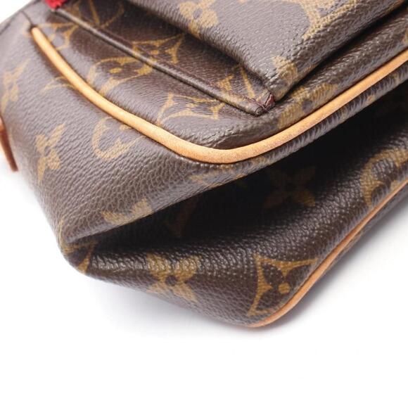 LOUIS VUITTON Brown Monogram Leather Shoulder Bag - Picture 7 of 11